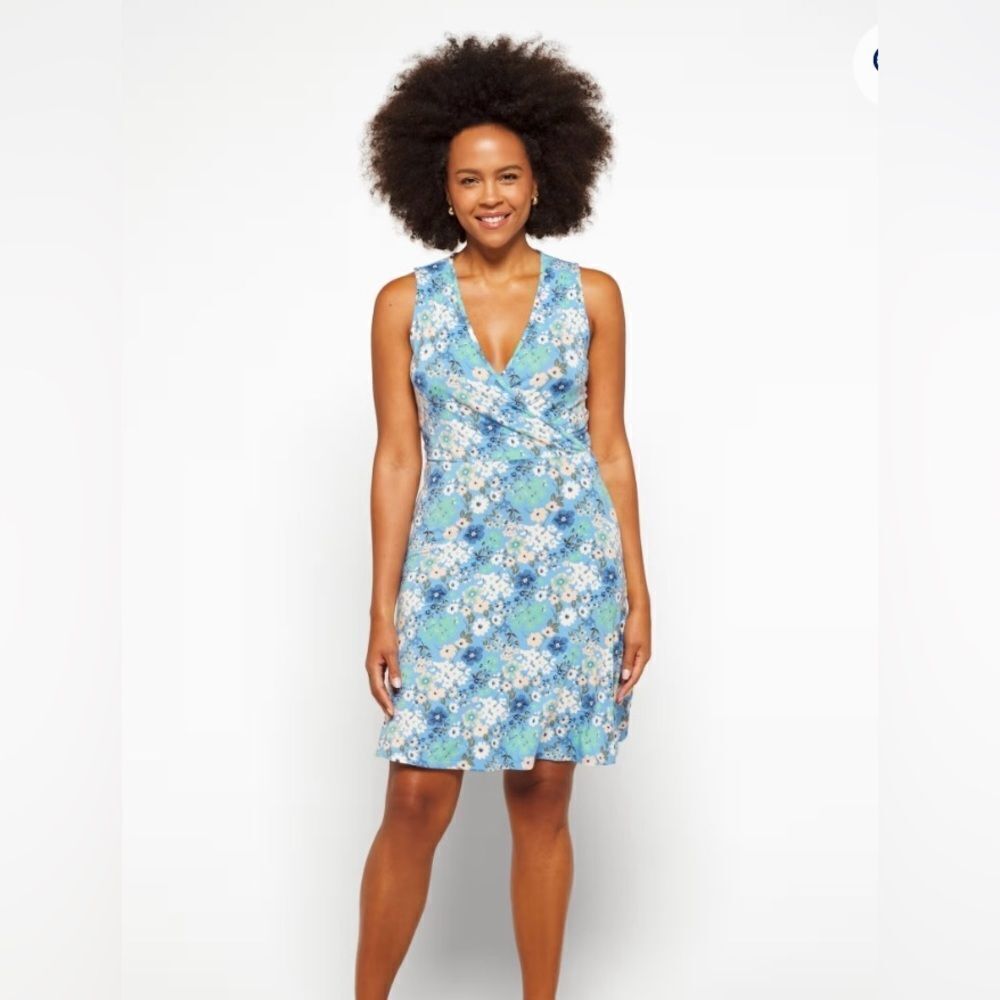 NWT 41 Hawthorne Elisse Knit Surplice Dress